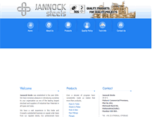 Tablet Screenshot of jannock.co.in